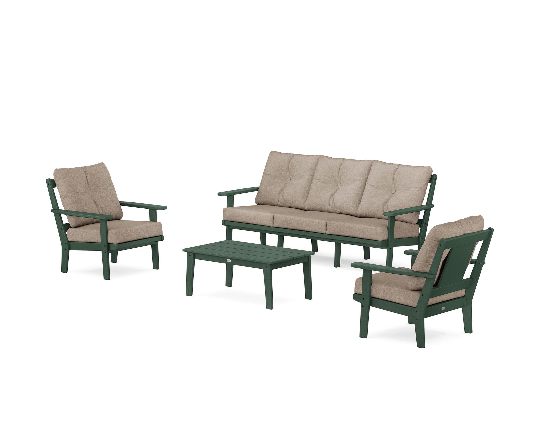 Prairie 4-Piece Deep Seating Set with Sofa
