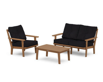 Oxford 3-Piece Deep Seating Set with Loveseat