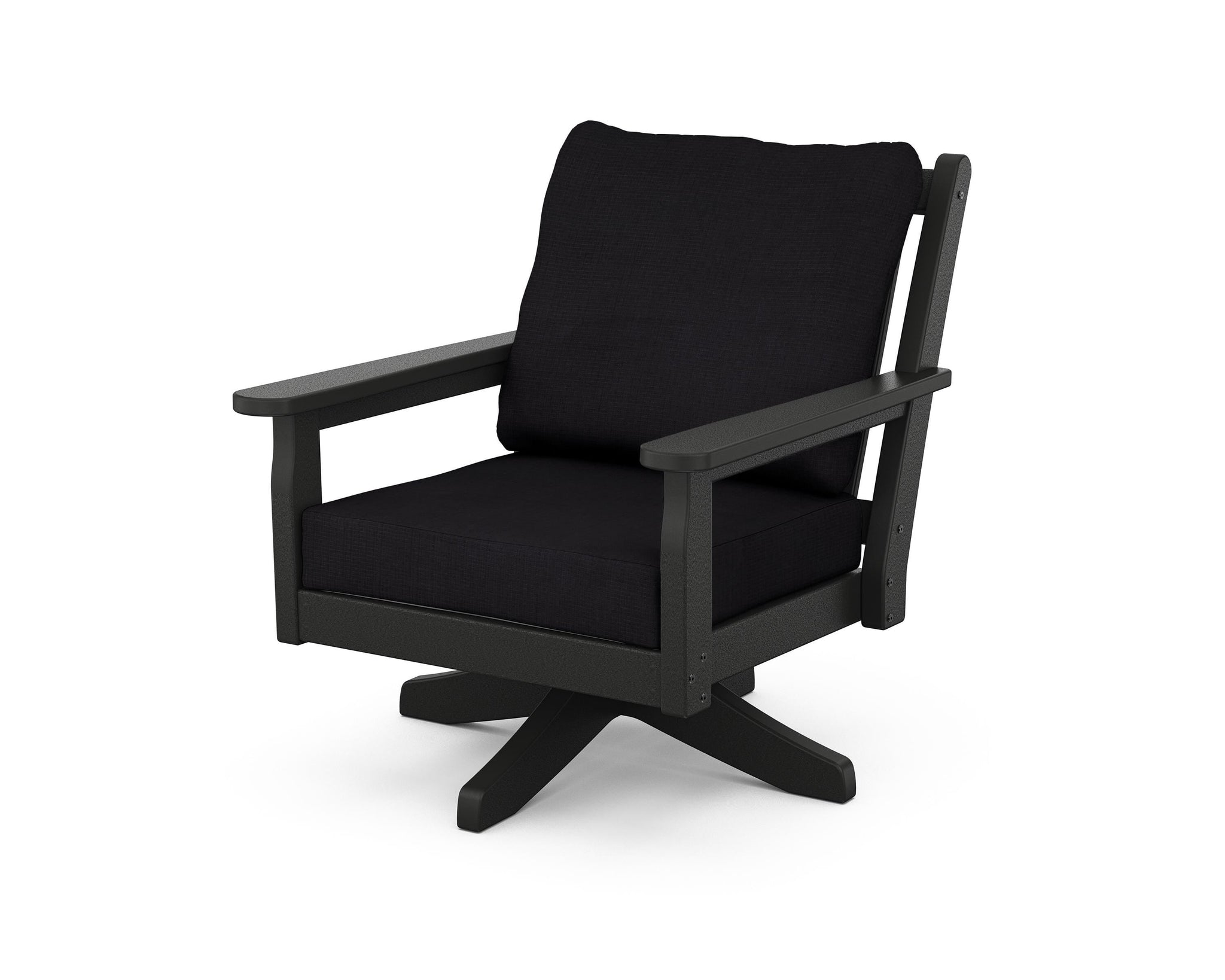 Chippendale Deep Seating Swivel Chair