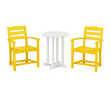 La Casa Café 3-Piece Round Bistro Dining Set