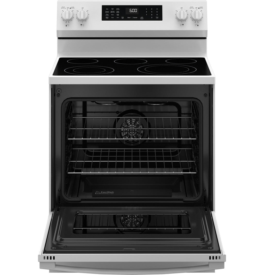 GE® ENERGY STAR® 30" Free-Standing Electric Convection Range with No Preheat Air Fry and EasyWash™ Oven Tray