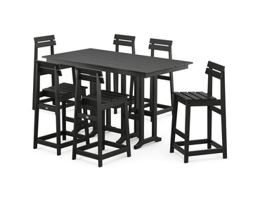 Modern Studio Plaza Bar Chair 7-Piece Set