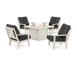 Prairie 5-Piece Deep Seating Set with Fire Pit Table