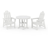 Long Island 3-Piece Round Dining Set