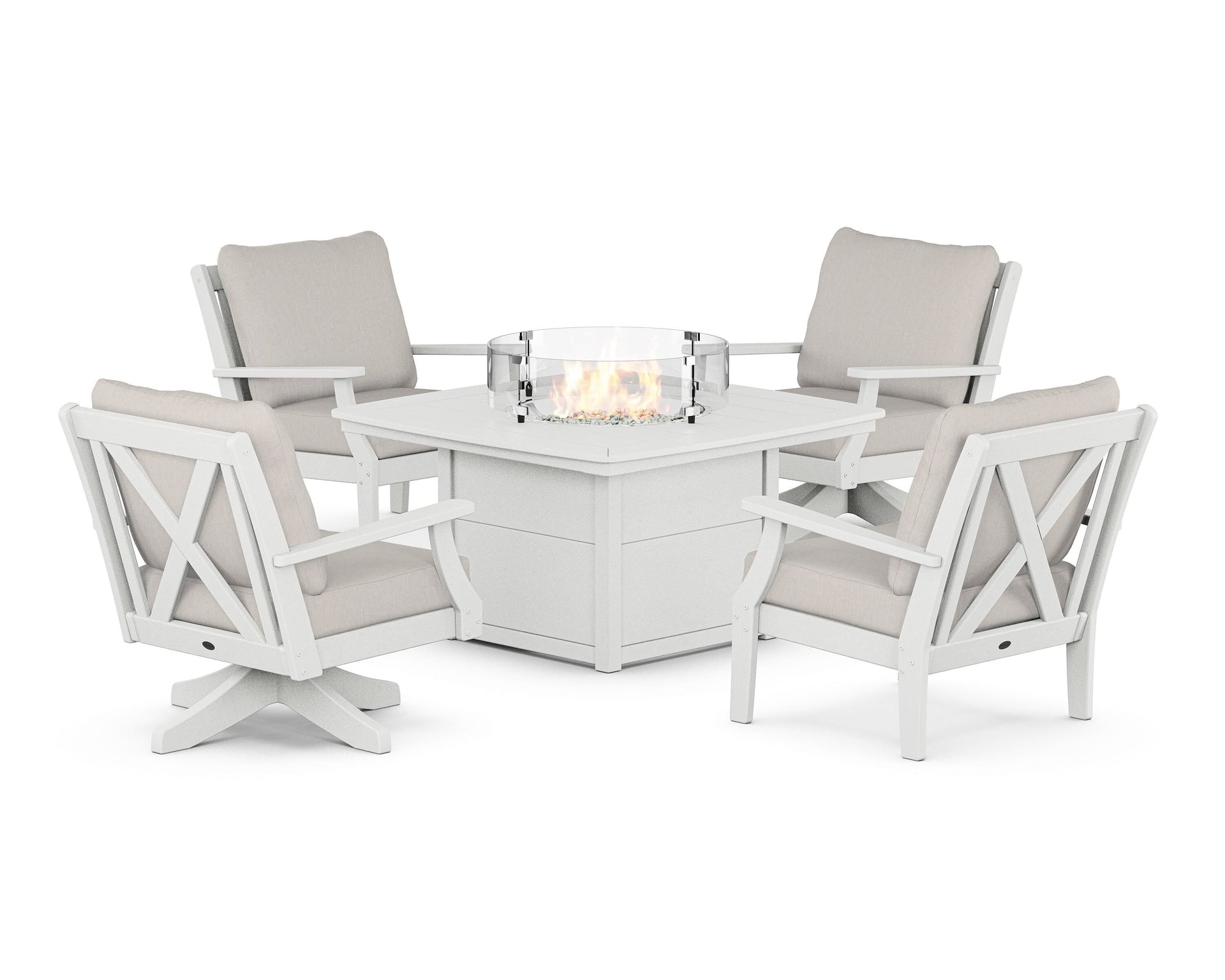 Braxton 5-Piece Deep Seating Set with Fire Table
