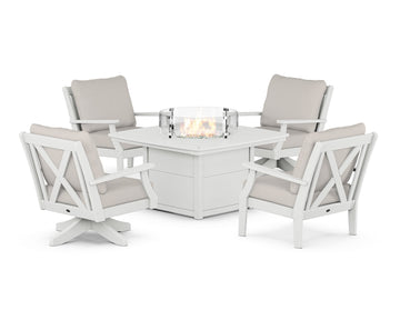 Braxton 5-Piece Deep Seating Set with Fire Table