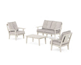 Prairie 4-Piece Deep Seating Set with Loveseat