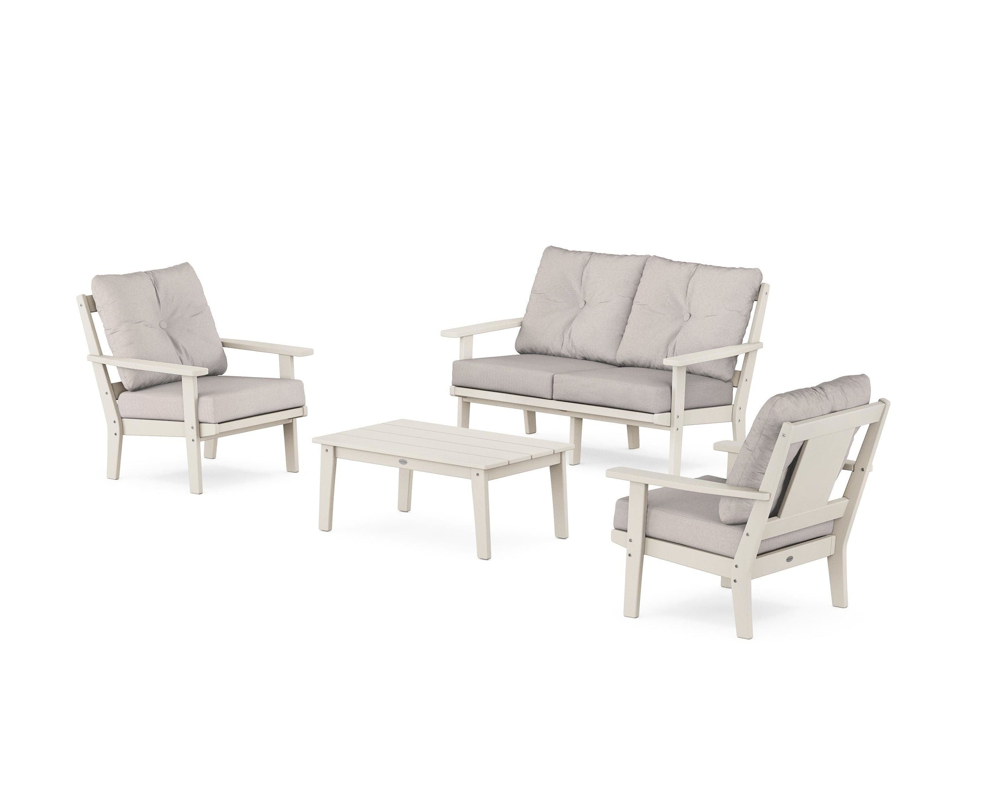 Prairie 4-Piece Deep Seating Set with Loveseat