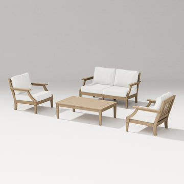 Estate Lounge 4-Piece Loveseat Set