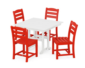 La Casa Café Side Chair 5-Piece Farmhouse Dining Set