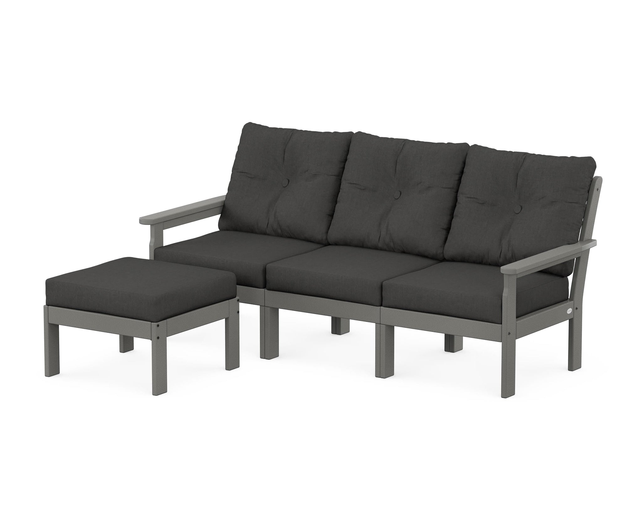 Vineyard 4-Piece Sectional with Ottoman