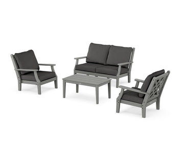 Wovendale 4-Piece Deep Seating Set with Loveseat