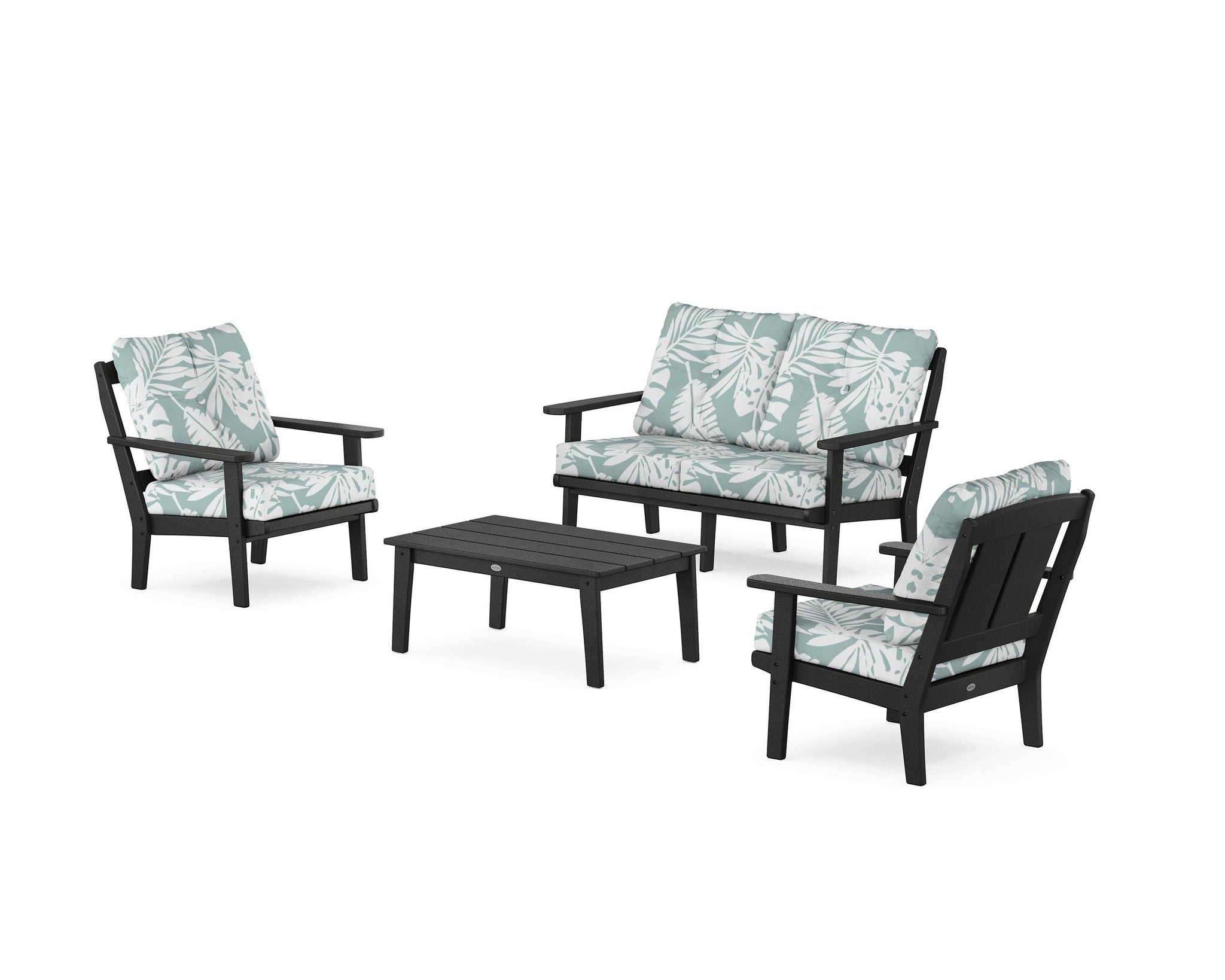 Mission 4-Piece Deep Seating Set with Loveseat