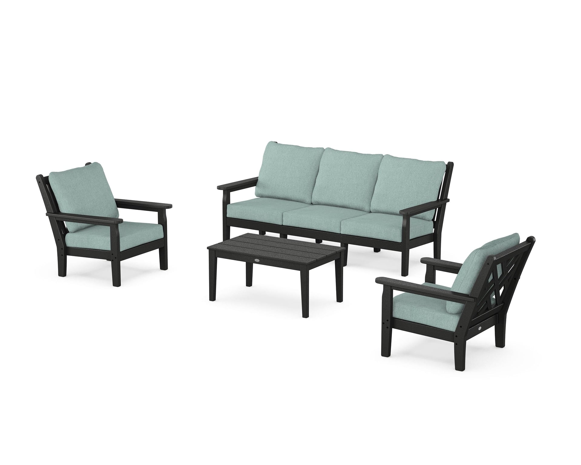 Chippendale 4-Piece Deep Seating Set with Sofa