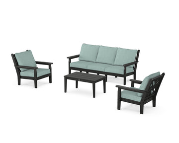Chippendale 4-Piece Deep Seating Set with Sofa