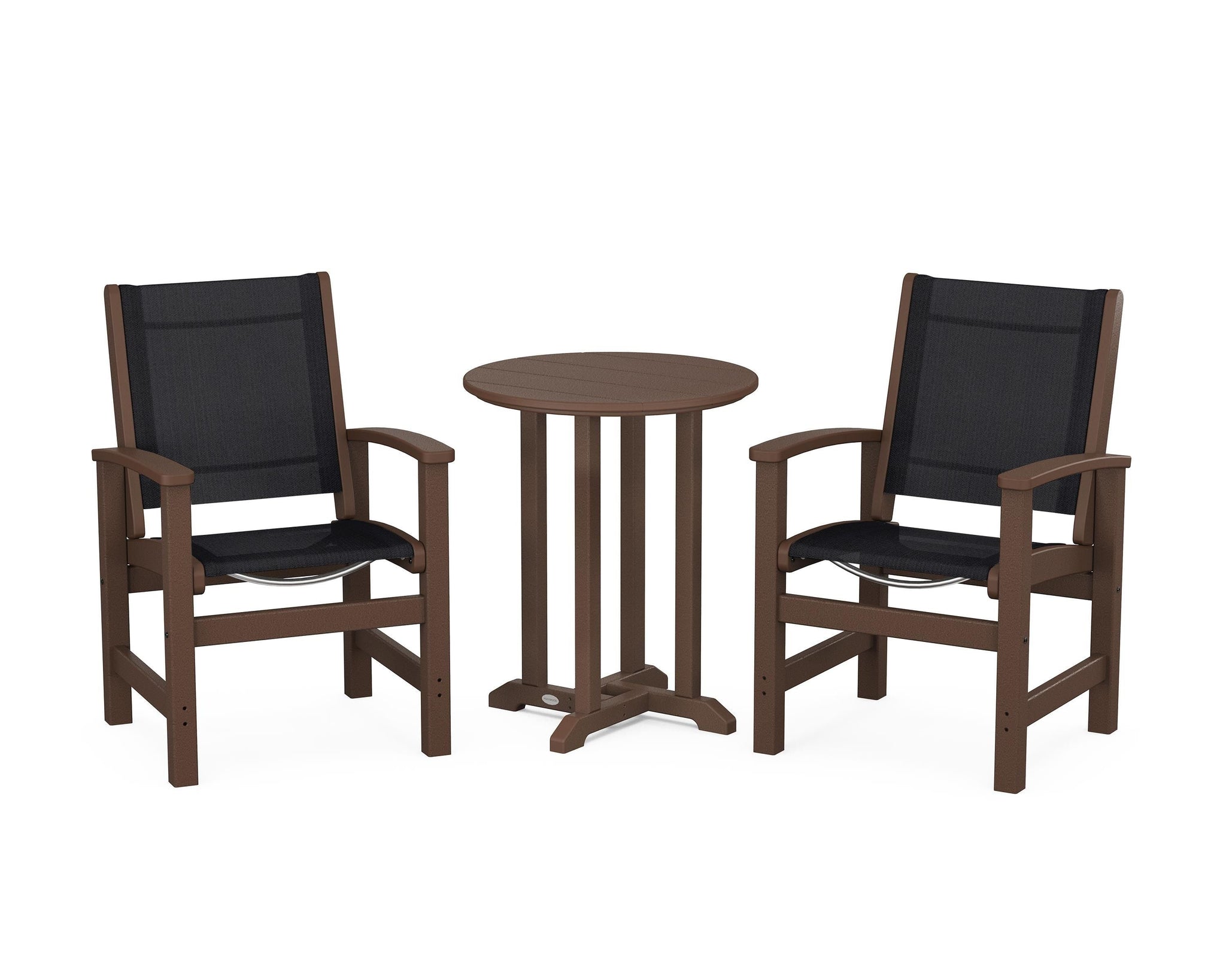 Coastal 3-Piece Round Bistro Dining Set