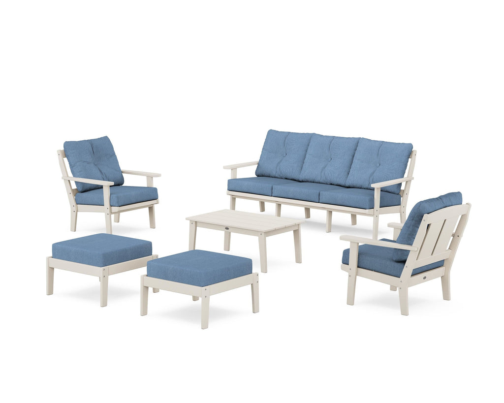 Mission 6-Piece Lounge Sofa Set