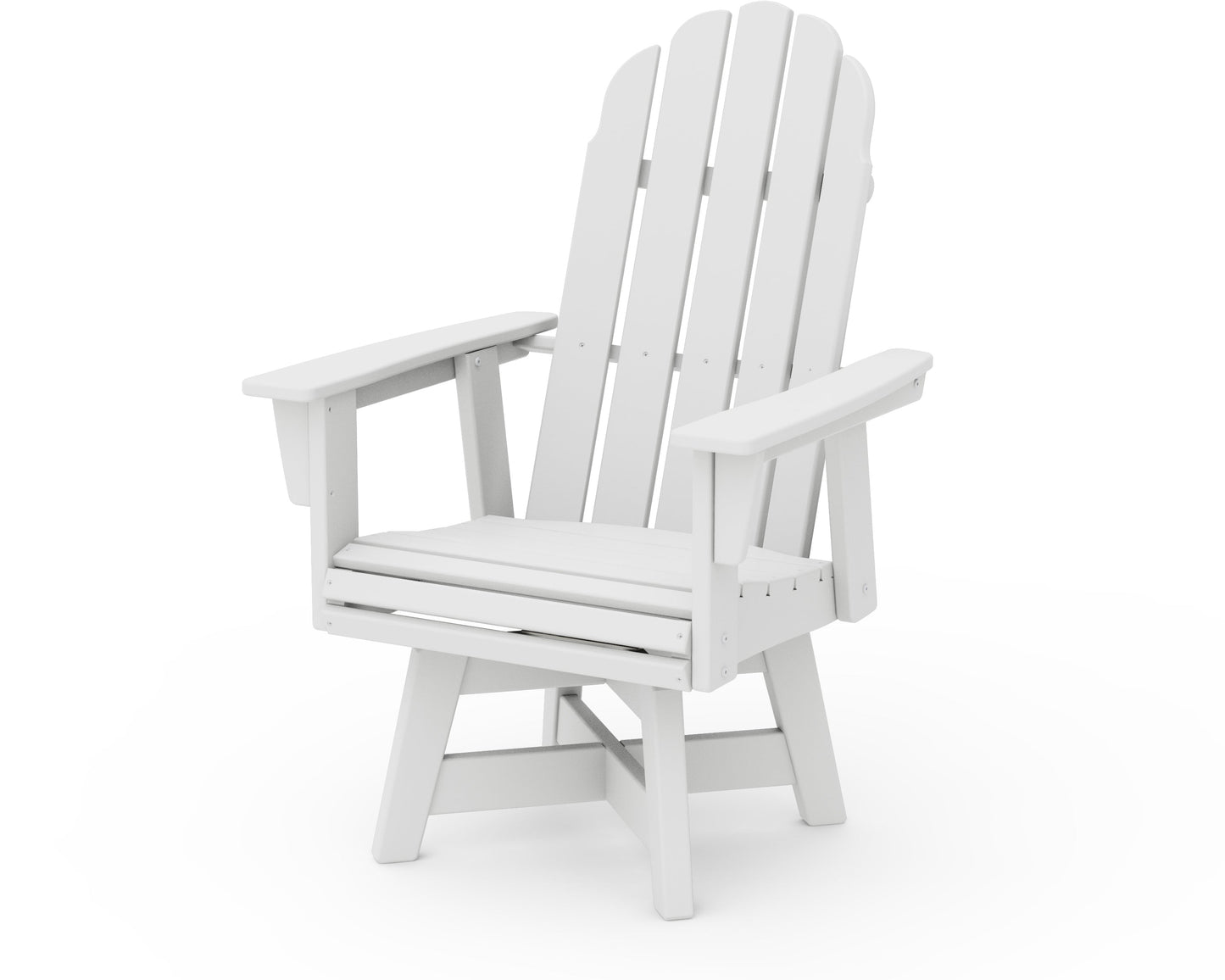 Vineyard Curveback Adirondack Swivel Dining Chair