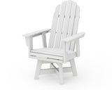 Vineyard Curveback Adirondack Swivel Dining Chair