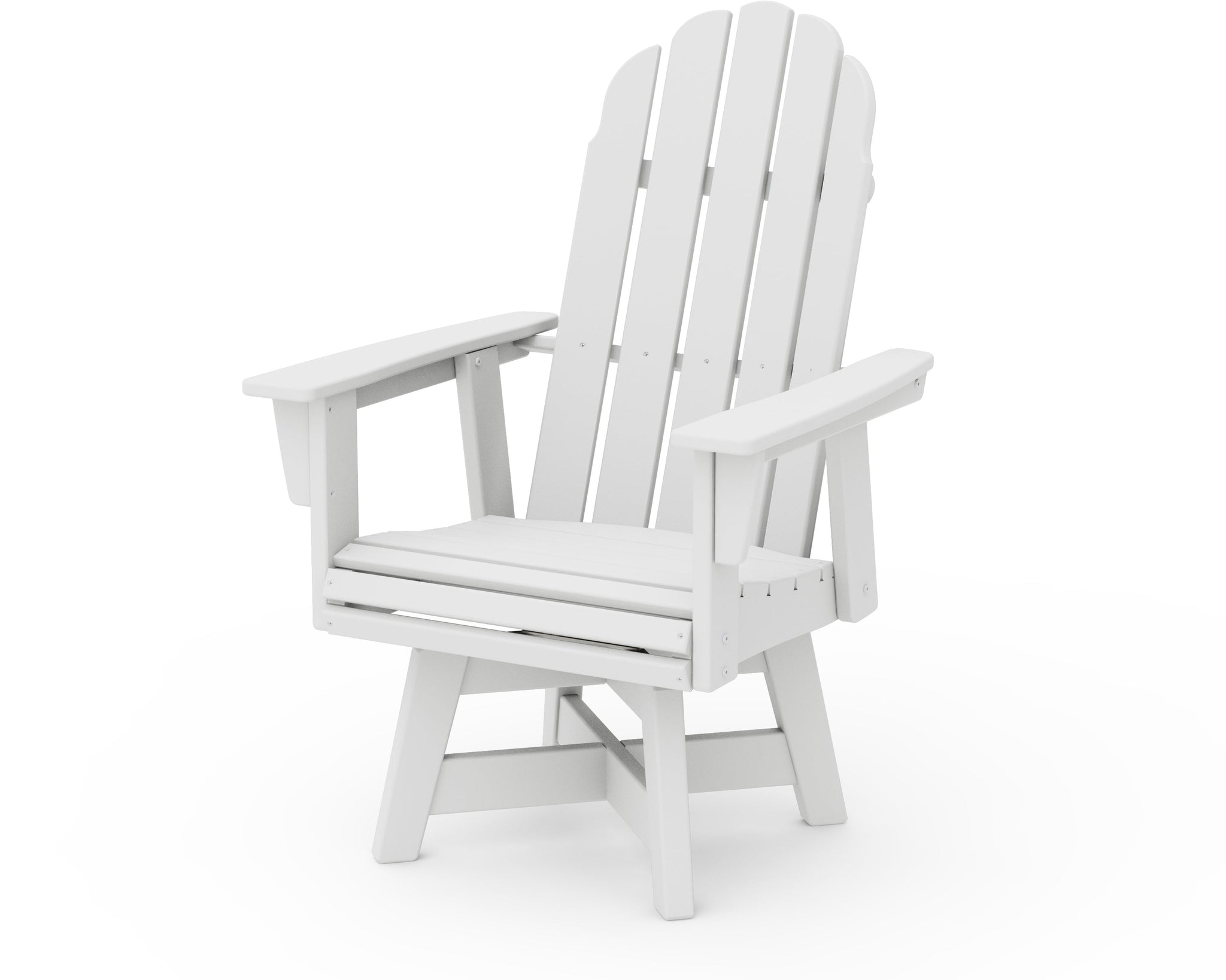 Vineyard Curveback Adirondack Swivel Dining Chair