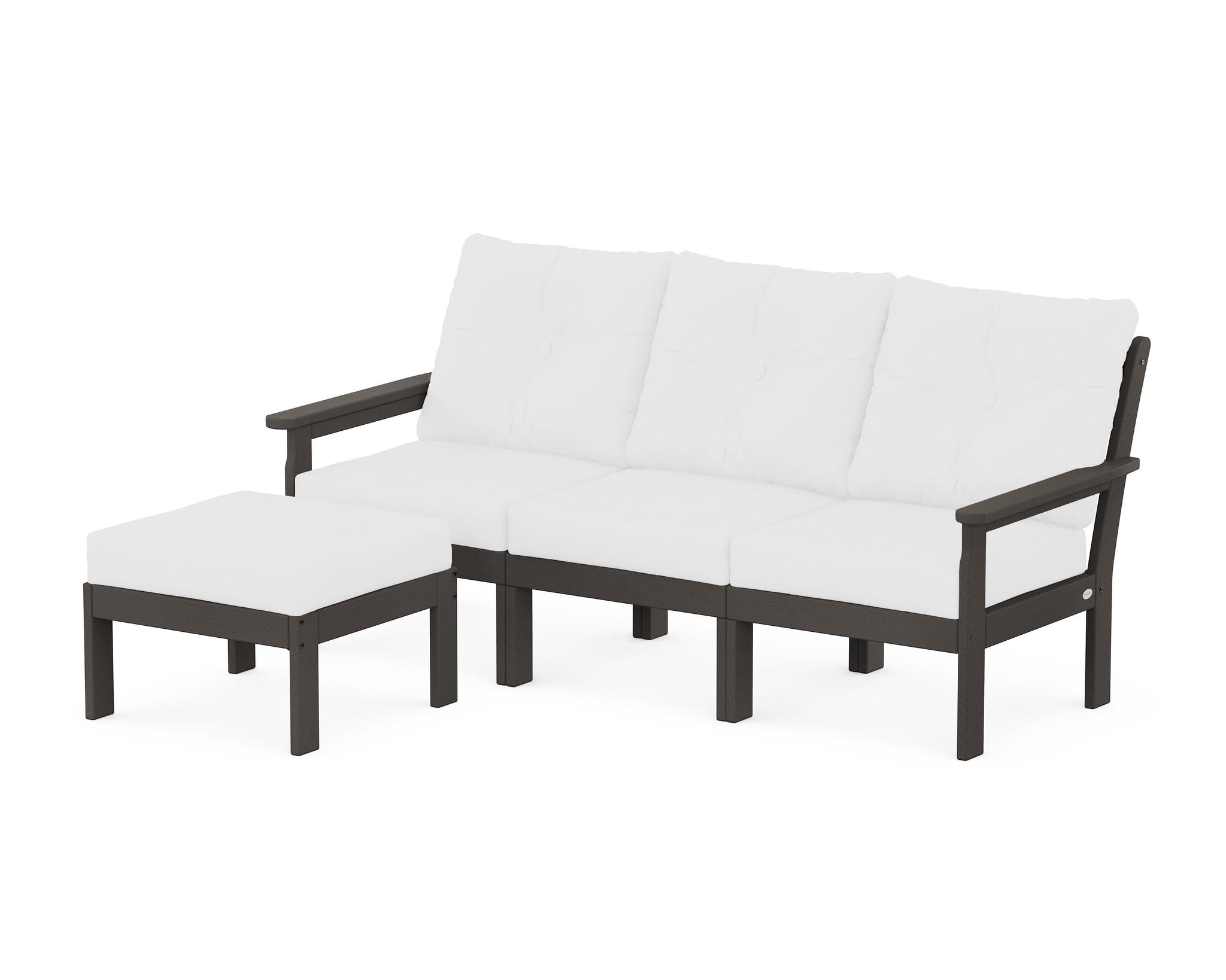 Vineyard 4-Piece Sectional with Ottoman
