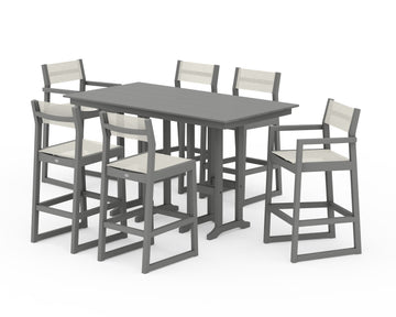 EDGE Sling 7-Piece Farmhouse Bar Set