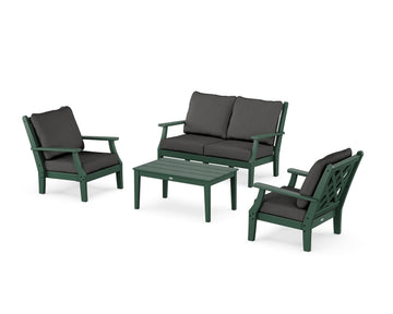 Wovendale 4-Piece Deep Seating Set with Loveseat