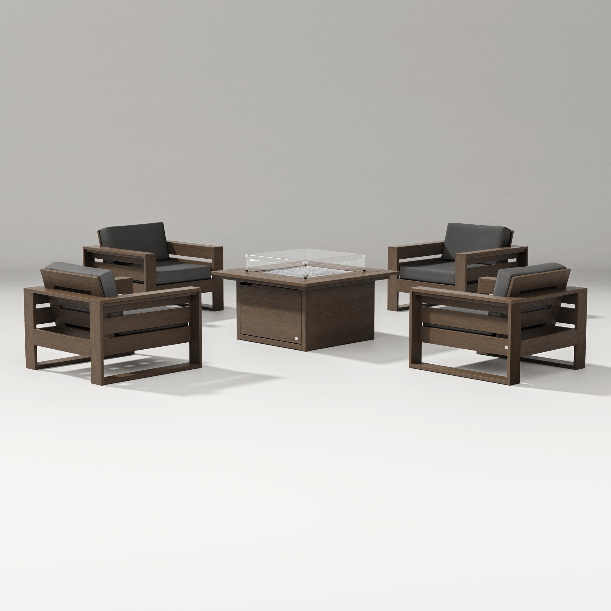Latitude 5-Piece Lounge Fire Table Set