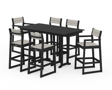 EDGE Sling 7-Piece Farmhouse Bar Set