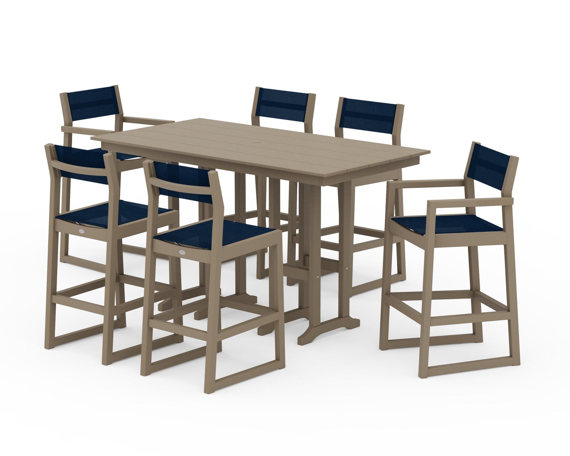 EDGE Sling 7-Piece Farmhouse Bar Set