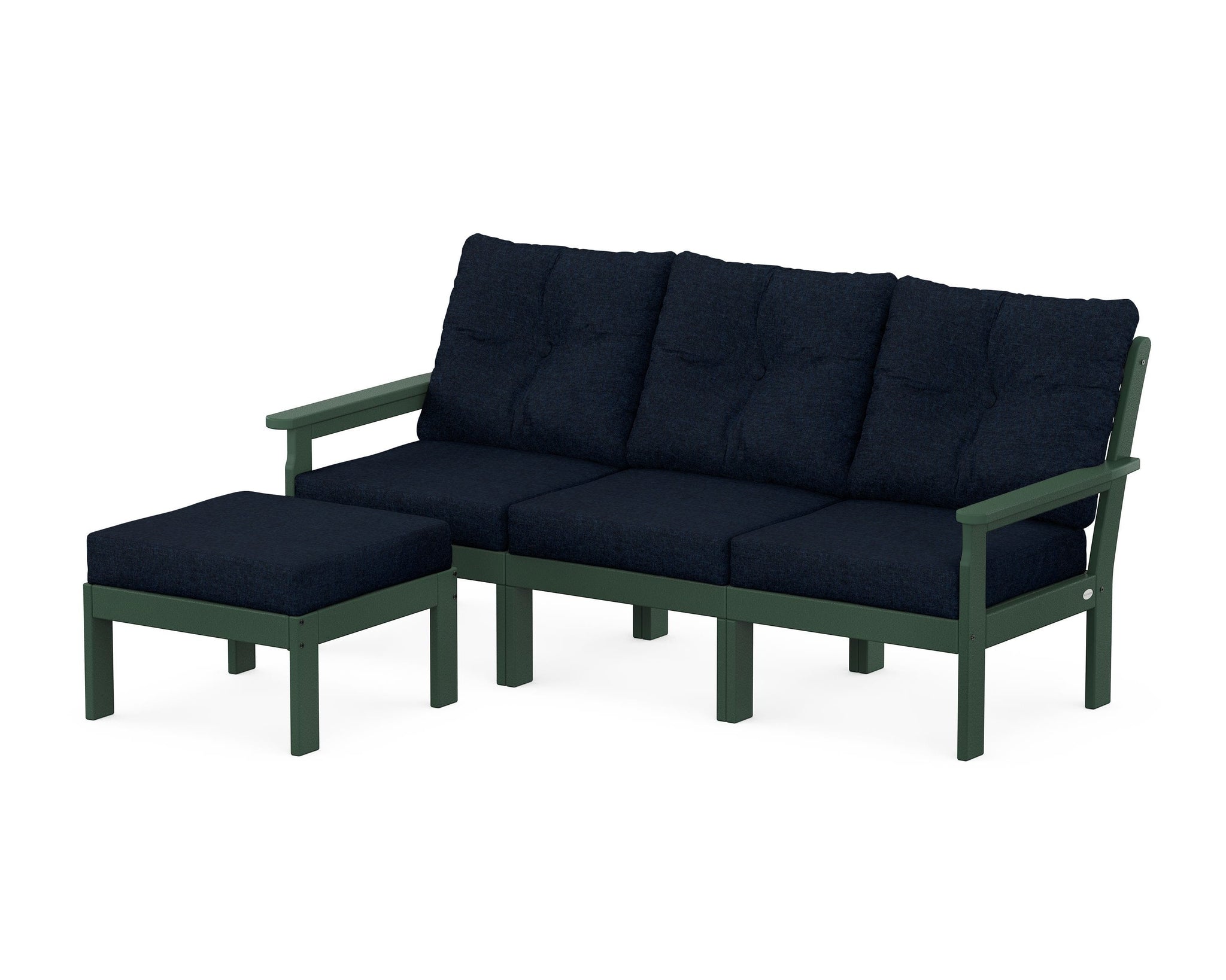 Vineyard 4-Piece Sectional with Ottoman