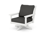 Chippendale Deep Seating Swivel Chair