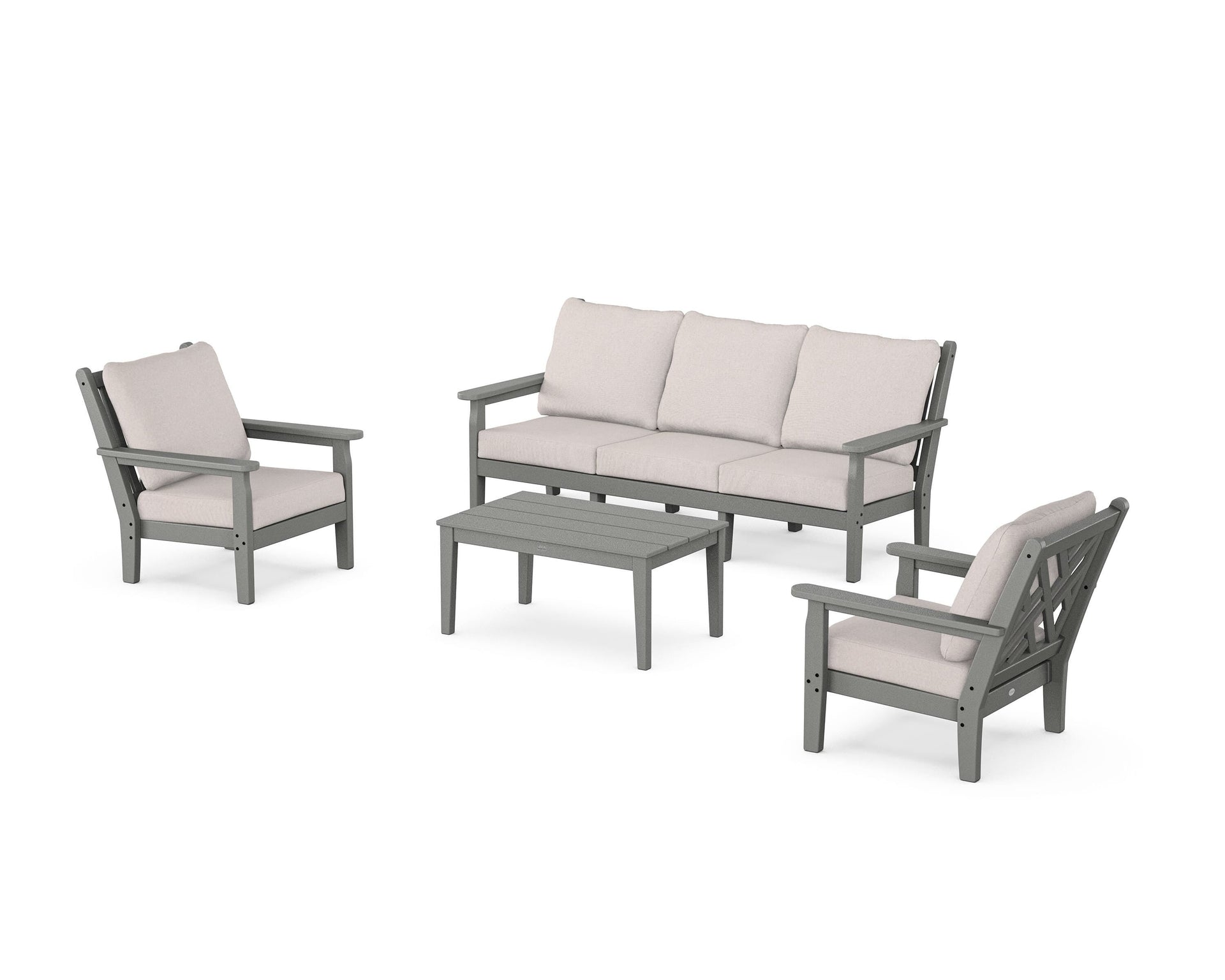 Chippendale 4-Piece Deep Seating Set with Sofa