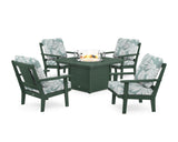 Prairie 5-Piece Deep Seating Set with Fire Pit Table