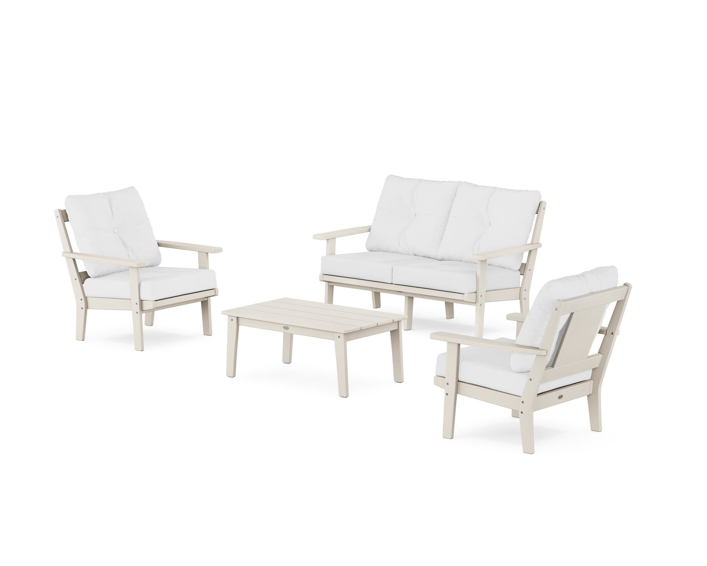 Prairie 4-Piece Deep Seating Set with Loveseat
