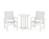 Coastal 3-Piece Round Bistro Dining Set