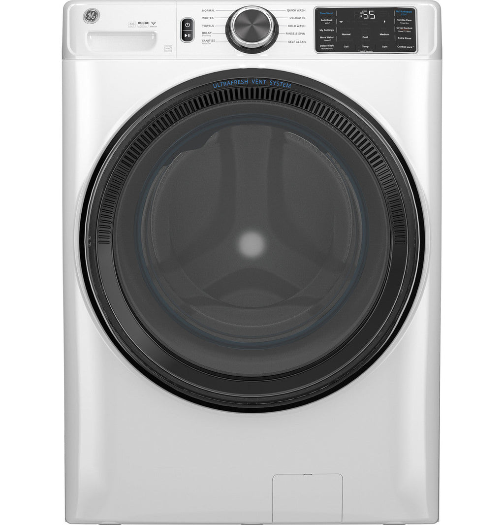 GE GE® 4.6 cu. ft. Capacity Smart Front Load ENERGY STAR® Washer with UltraFresh Vent System with OdorBlock™ and Sanitize w/Oxi