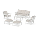 Chippendale 6-Piece Lounge Sofa Set