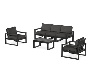 EDGE Sectional 4-Piece Deep Seating Set with Sofa