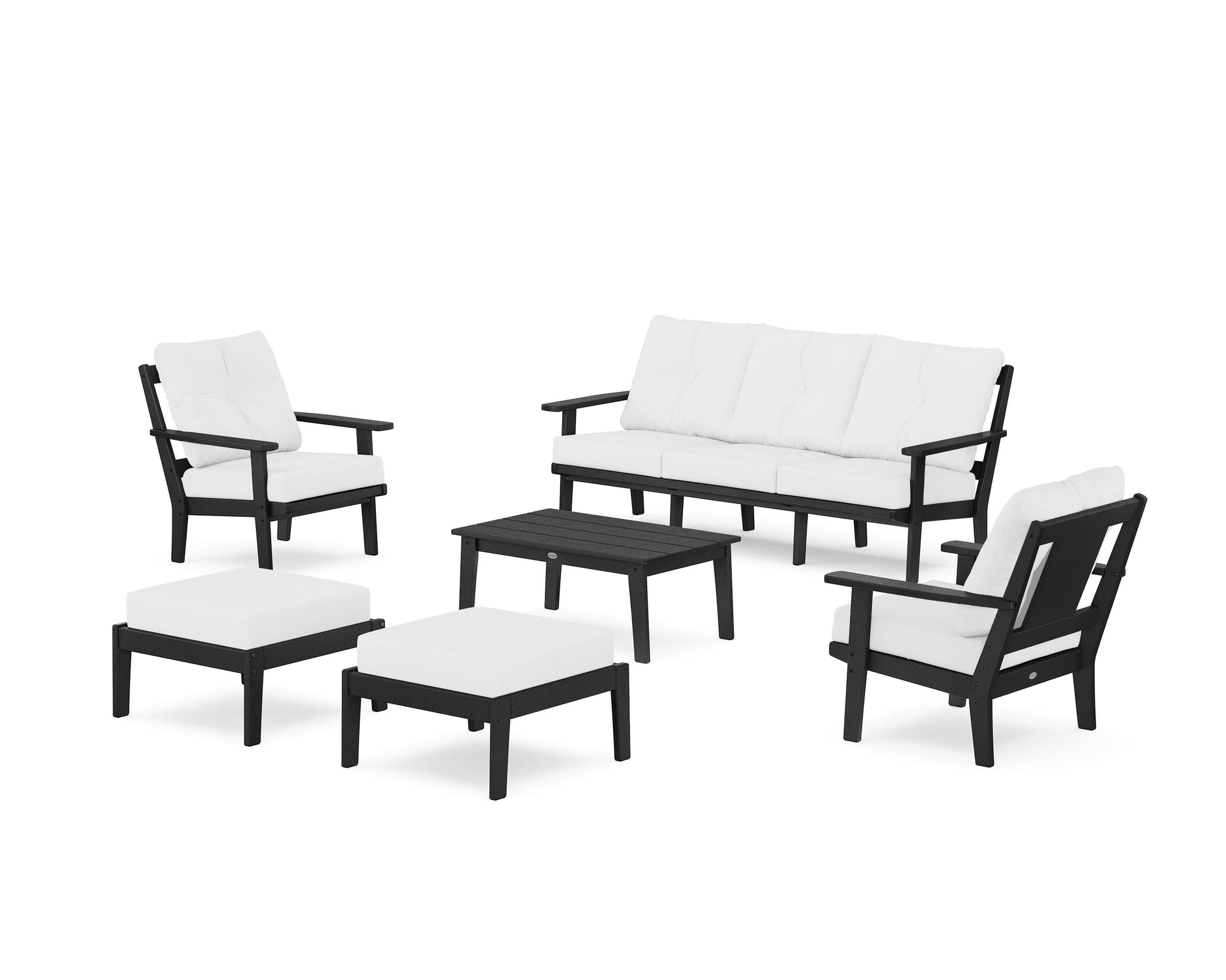 Prairie 6-Piece Lounge Sofa Set