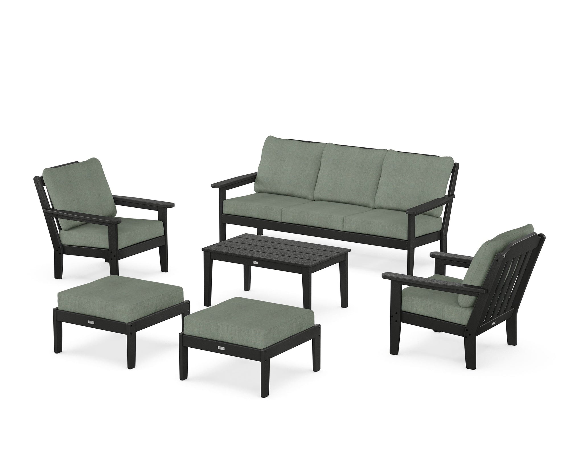 Cottage 6-Piece Lounge Sofa Set