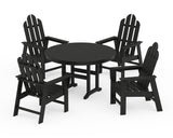 Long Island 5-Piece Round Farmhouse Dining Set