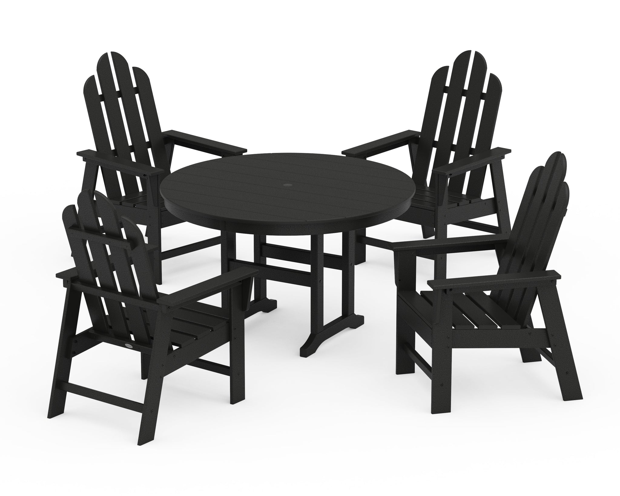 Long Island 5-Piece Round Farmhouse Dining Set