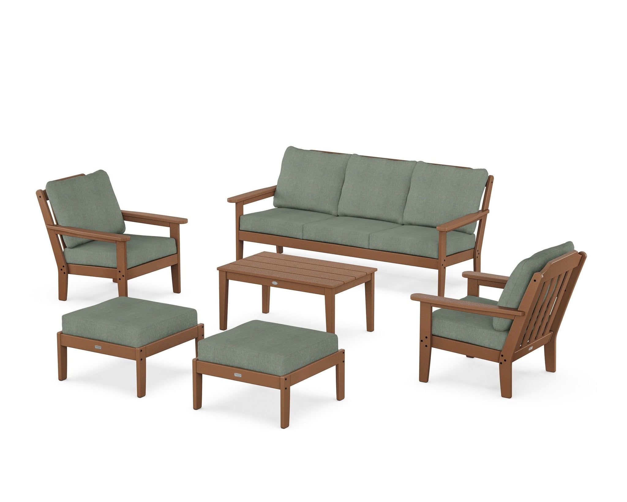 Cottage 6-Piece Lounge Sofa Set