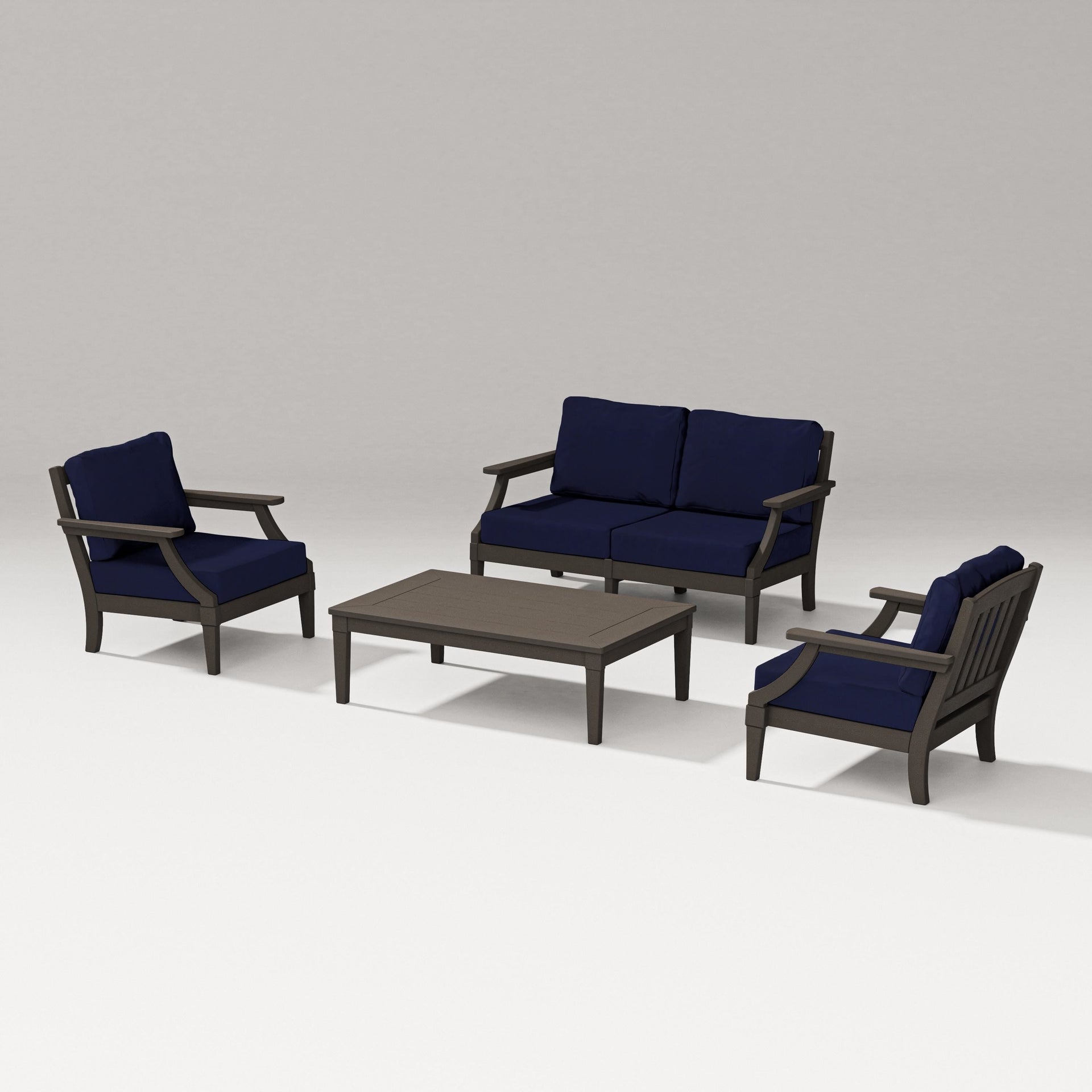 Estate Lounge 4-Piece Loveseat Set