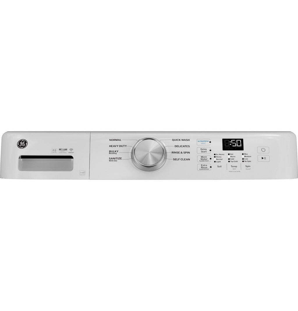 GE GE® ENERGY STAR® 4.6 cu. ft. Capacity Smart Front Load Washer with UltraFresh Vent System with OdorBlock™