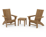 Modern 3-Piece Curveback  Adirondack Set