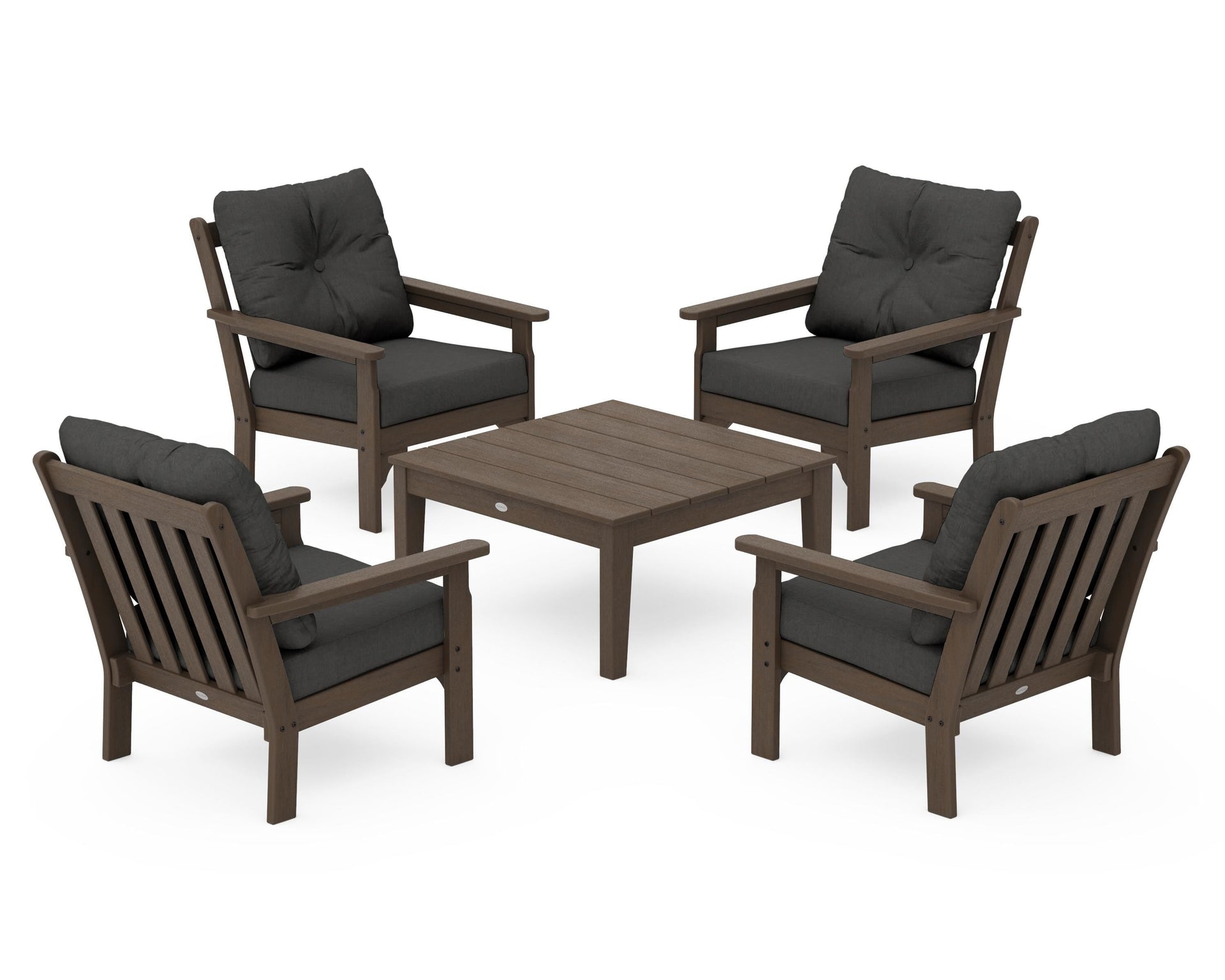 Vineyard 5-Piece Deep Seating Conversation Set