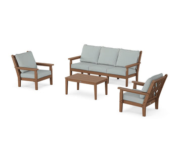 Chippendale 4-Piece Deep Seating Set with Sofa