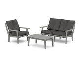 Prairie 3-Piece Deep Seating Set with Loveseat